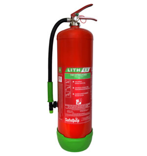 Lith-ex extinguisher (water based) 9 litre, 13A