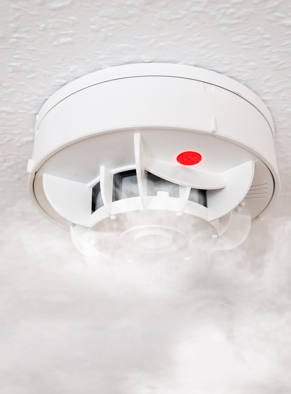 smoke detector or household fire alarm at home
